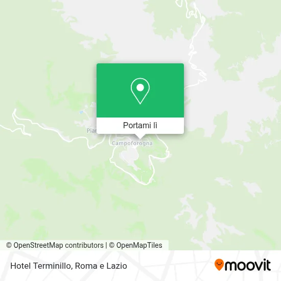 Mappa Hotel Terminillo