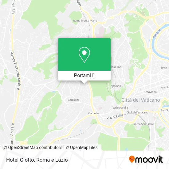 Mappa Hotel Giotto