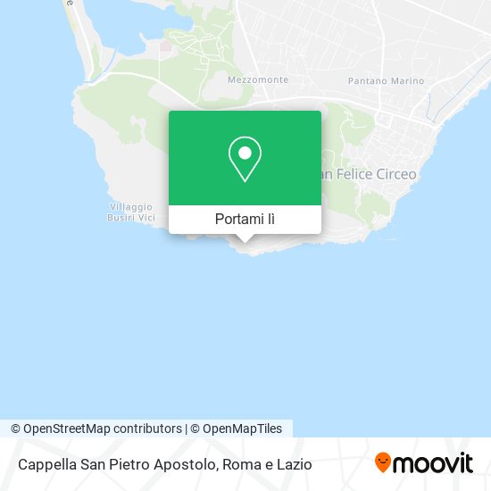 Mappa Cappella San Pietro Apostolo