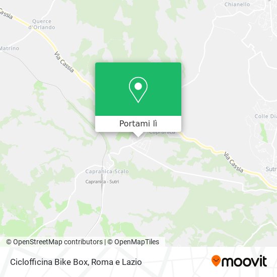 Mappa Ciclofficina Bike Box