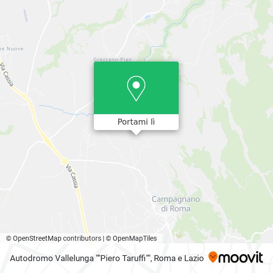 Mappa Autodromo Vallelunga ""Piero Taruffi""