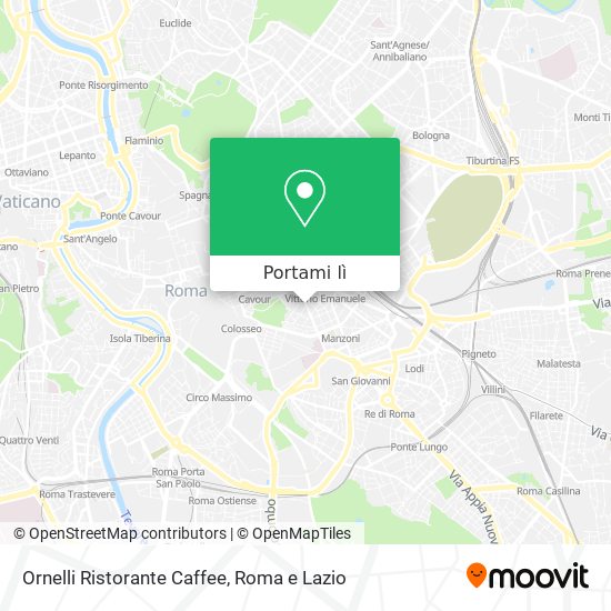 Mappa Ornelli Ristorante Caffee