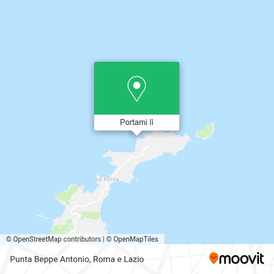 Mappa Punta Beppe Antonio
