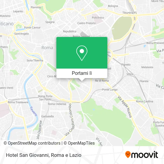 Mappa Hotel San Giovanni