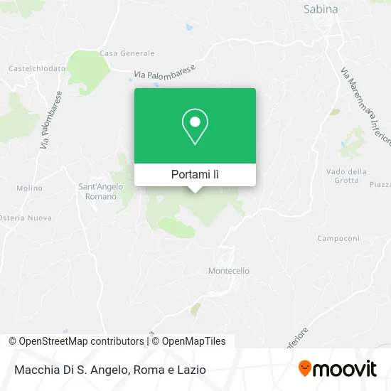 Mappa Macchia Di S. Angelo