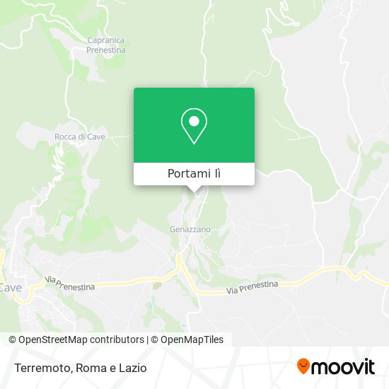 Mappa Terremoto