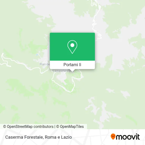 Mappa Caserma Forestale