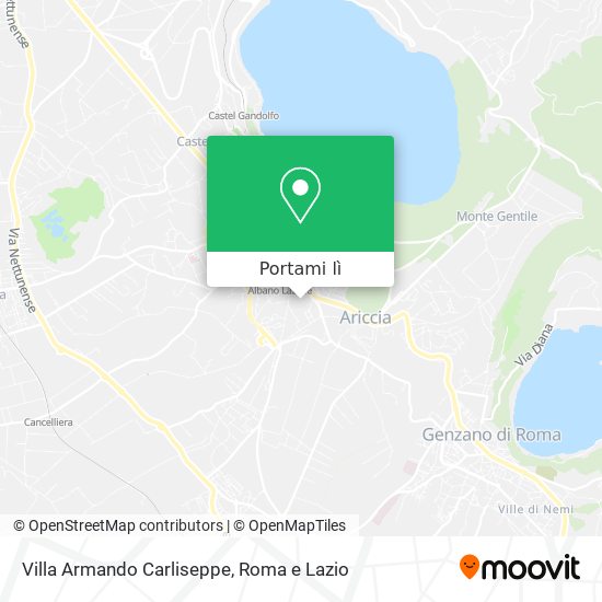 Mappa Villa Armando Carliseppe
