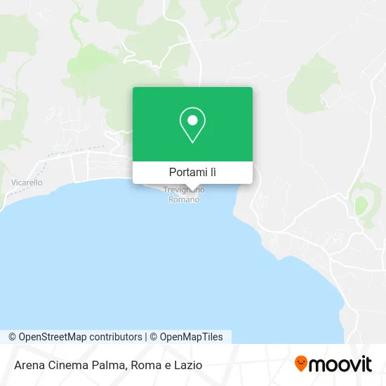Mappa Arena Cinema Palma
