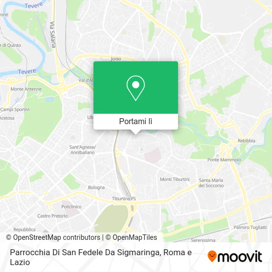 Mappa Parrocchia Di San Fedele Da Sigmaringa