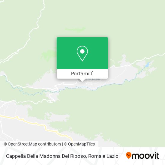 Mappa Cappella Della Madonna Del Riposo