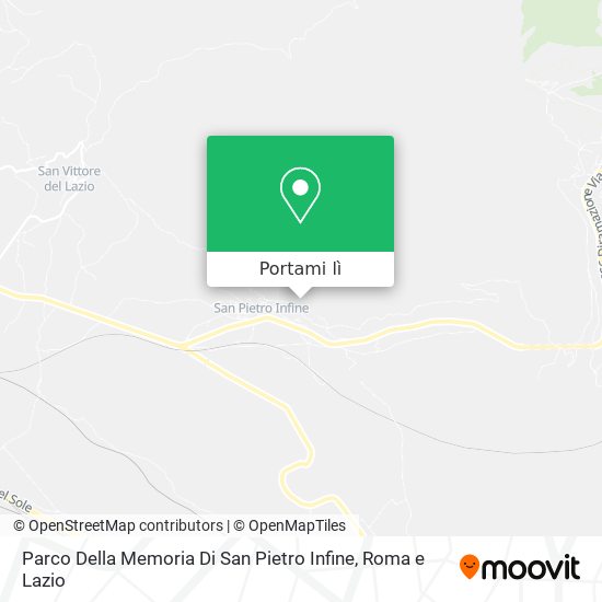 Mappa Parco Della Memoria Di San Pietro Infine