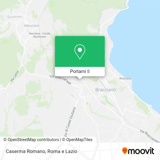 Mappa Caserma Romano