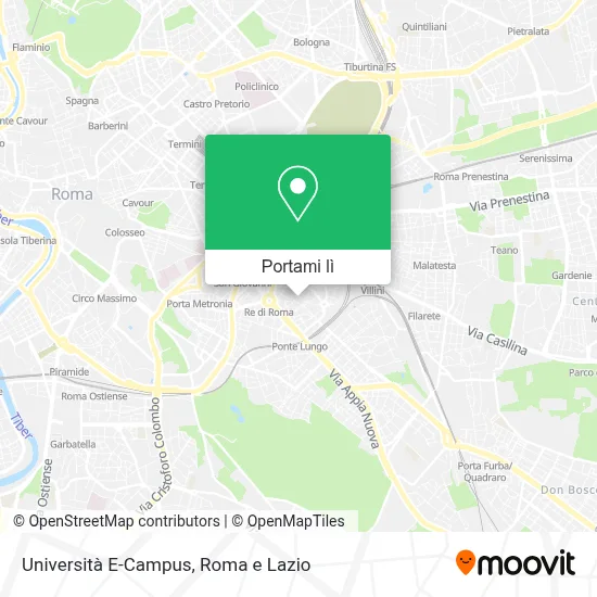 Mappa Università E-Campus