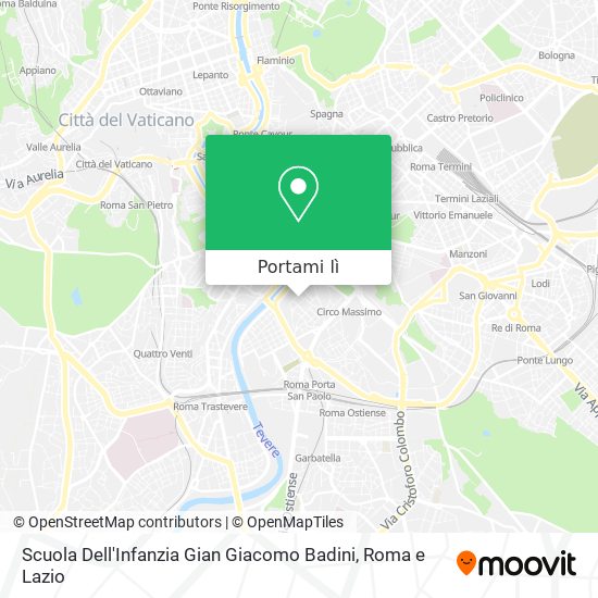 Mappa Scuola Dell'Infanzia Gian Giacomo Badini