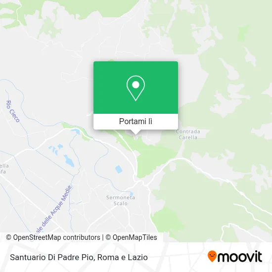 Mappa Santuario Di Padre Pio