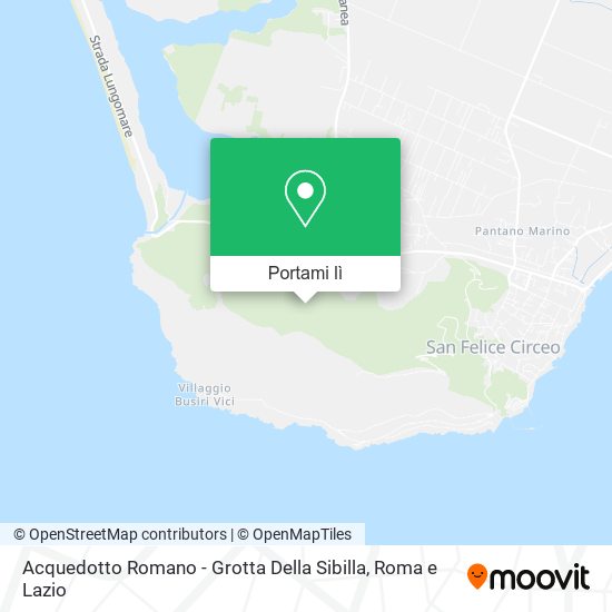 Mappa Acquedotto Romano - Grotta Della Sibilla