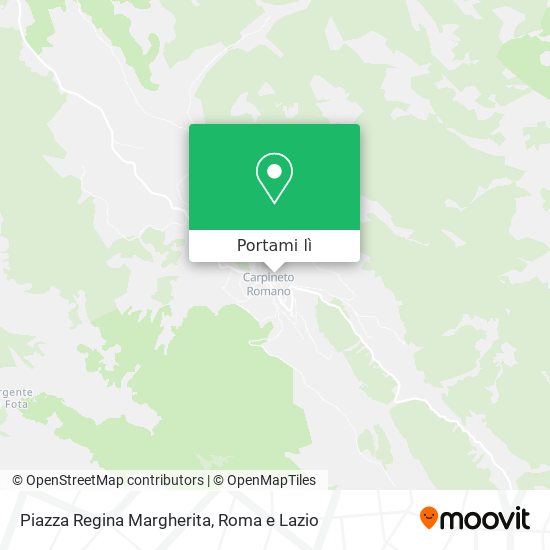 Mappa Piazza Regina Margherita