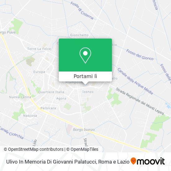 Mappa Ulivo In Memoria Di Giovanni Palatucci