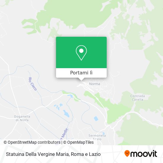 Mappa Statuina Della Vergine Maria