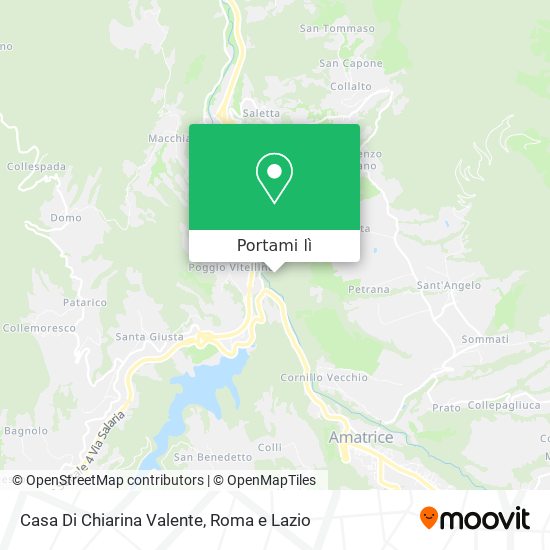 Mappa Casa Di Chiarina Valente