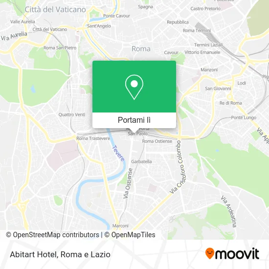 Mappa Abitart Hotel