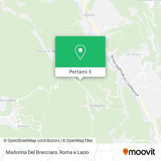 Mappa Madonna Del Brecciaro