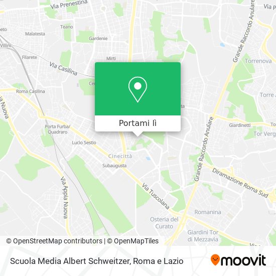 Mappa Scuola Media Albert Schweitzer
