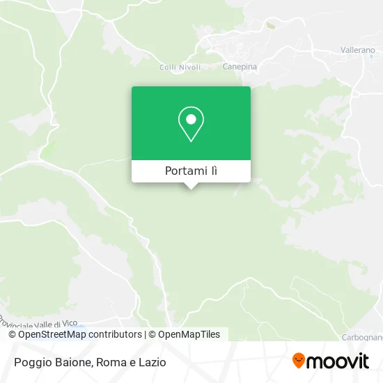 Mappa Poggio Baione