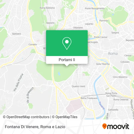 Mappa Fontana Di Venere