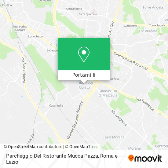 Mappa Parcheggio Del Ristorante Mucca Pazza