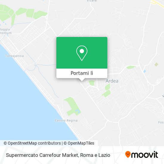 Mappa Supermercato Carrefour Market