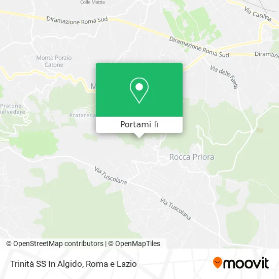 Mappa Trinità SS In Algido