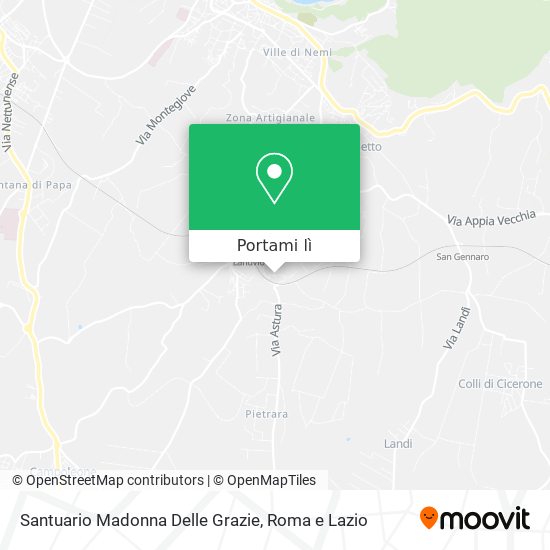 Mappa Santuario Madonna Delle Grazie