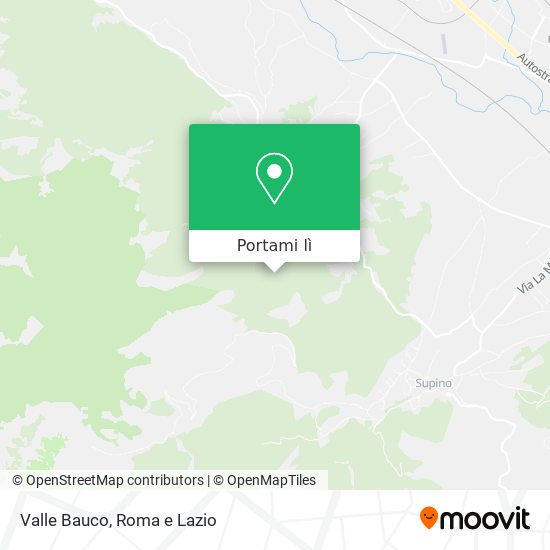 Mappa Valle Bauco