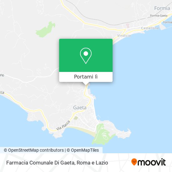 Mappa Farmacia Comunale Di Gaeta
