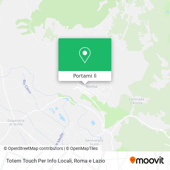 Mappa Totem Touch Per Info Locali