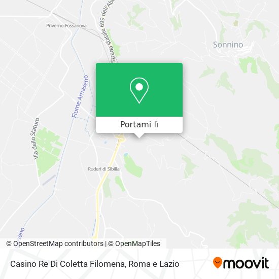 Mappa Casino Re Di Coletta Filomena