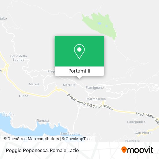 Mappa Poggio Poponesca