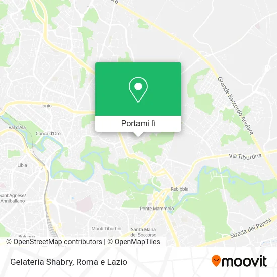 Mappa Gelateria Shabry