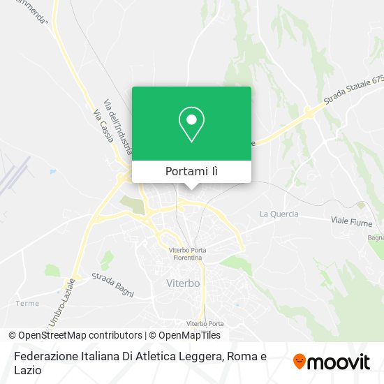 Mappa Federazione Italiana Di Atletica Leggera