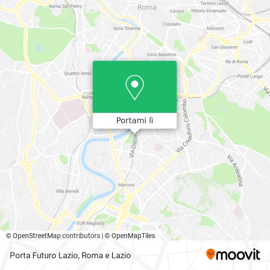 Mappa Porta Futuro Lazio