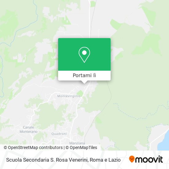 Mappa Scuola Secondaria S. Rosa Venerini