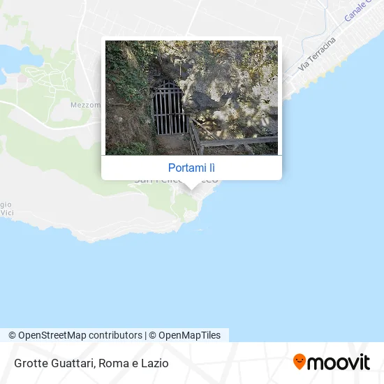 Mappa Grotte Guattari