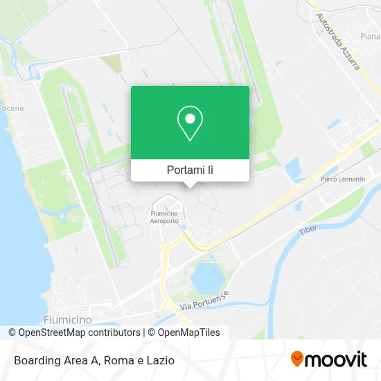 Mappa Boarding Area A