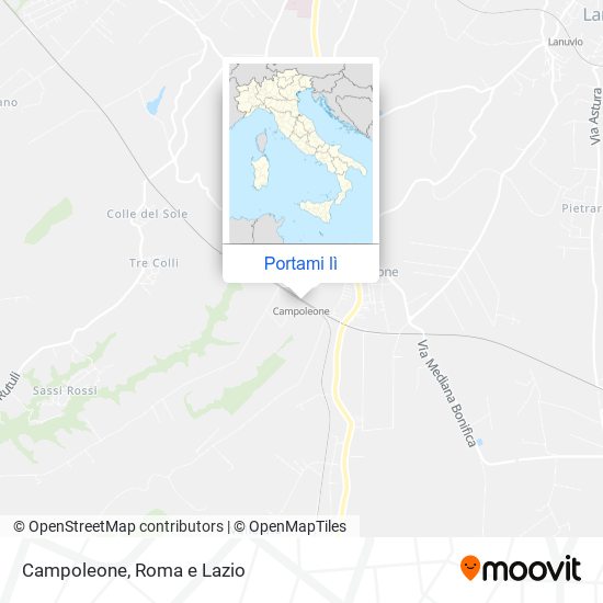 Mappa Campoleone