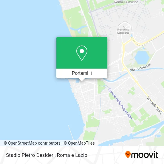 Mappa Stadio Pietro Desideri