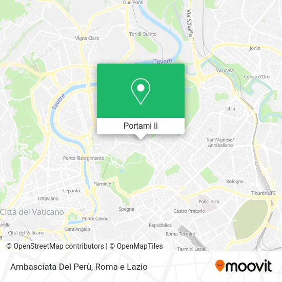 Mappa Ambasciata Del Perù