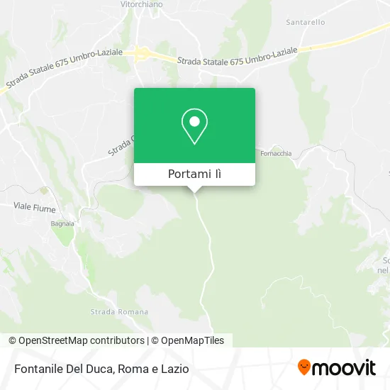 Mappa Fontanile Del Duca