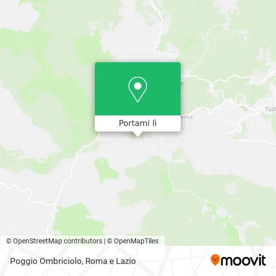 Mappa Poggio Ombriciolo